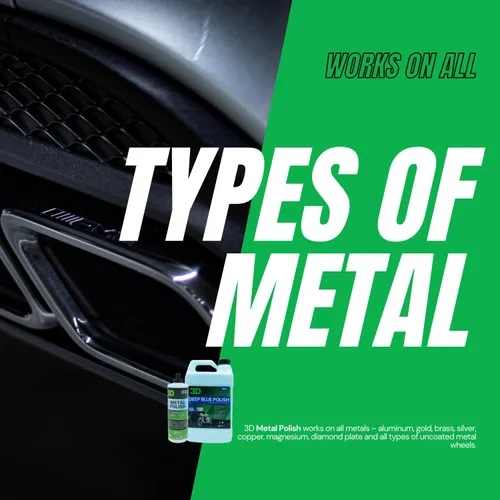 Miniatura 5 de 3D Pulidor de Metal – Pulidor de Metal para Automóviles de Servicio Pesado para Aluminio, Cromo, Latón, Cobre, Plata – Elimina la Oxidación
