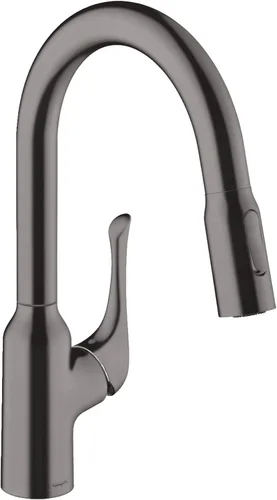 Miniatura 7 de hansgrohe Allegro N 71843001 - Grifo de cocina de arco alto cromado con rociador extraíble, grifo para fregadero de cocina, cromado
