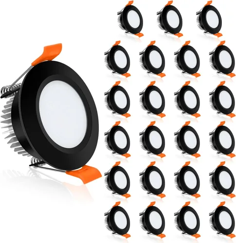 Miniatura 19 de Iluminación LED empotrable de 2 pulgadas, luz Downlight regulable de 3 W (equivalente a halógeno de 35 W), CRI80, luz de techo blanca natural