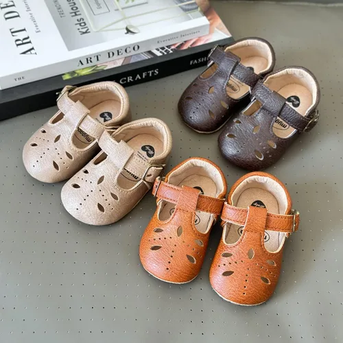 Miniatura 2 de QWZban Zapatos planos Mary Jane para bebés y niñas con Bownot, suela suave, suela suave, piel sintética, recién nacidos, primeros pasos, para fiesta