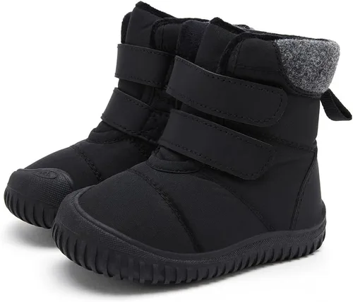 Miniatura 37 de BMCiTYBM Botas de nieve de invierno para bebés y niños pequeños, de piel sintética, cálidas, antideslizantes, zapatos para primeros pasos