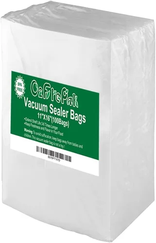 Miniatura 8 de O2frepak 400 Bolsas Selladoras al Vacío Tamaño Cuarto de Galón 8" x 12" Sin BPA y Prevención de Perforaciones, Bolsas de Congelador con Sellado al