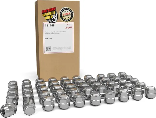 Miniatura 8 de Wheel Accessories Parts 20 tuercas de llanta estilo OEM M14x1.5 14x1.5 de 1.10 pulgadas de largo, color negro, 7/8 pulgadas, 0.866 in, hexagonales