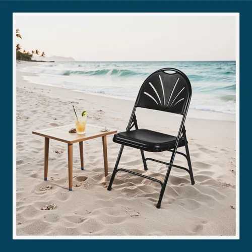 Miniatura 2 de OEF Furnishings OEF1100 Series - Sillas plegables de plástico de alta resistencia, sillas comerciales para eventos con soporte triple y capacidad