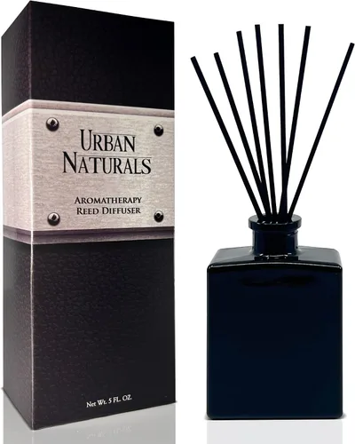 Miniatura 11 de Urban Naturals Balsam Forest - Juego de aceites difusores de varillas – Abeto Fraser, hoja perenne, pino, cedro leñoso y sándalo – Botella de vidrio