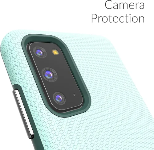Miniatura 3 de Crave para Samsung Galaxy S20 Funda, Funda de Protección a Prueba de Golpes de Doble Capa para Samsung Galaxy S20 5G (15.7 cm) - Aqua