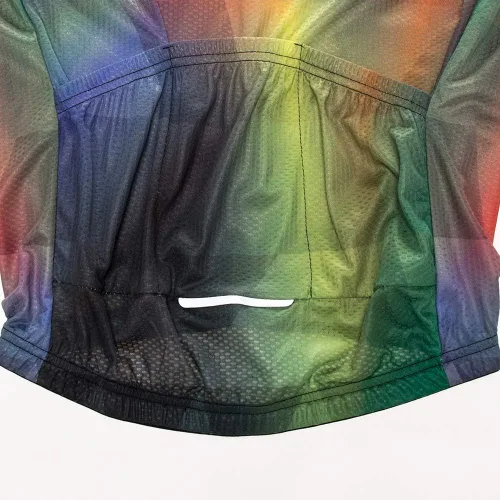 Miniatura 7 de Weimostar Hombre Ciclismo Jersey Manga Corta Bicicleta Ropa Multicolor Diamante