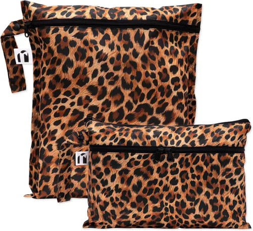 Miniatura 24 de Bolsa impermeable húmeda Bumkins y bolsas de mano húmedas secas para bebé, viaje, traje de baño, pañales de tela, piezas de bomba, piscina, ropa