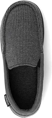 Miniatura 3 de ULTRAIDEAS Pantuflas Carver para hombre, mocasín, zapatos de casa con espuma viscoelástica