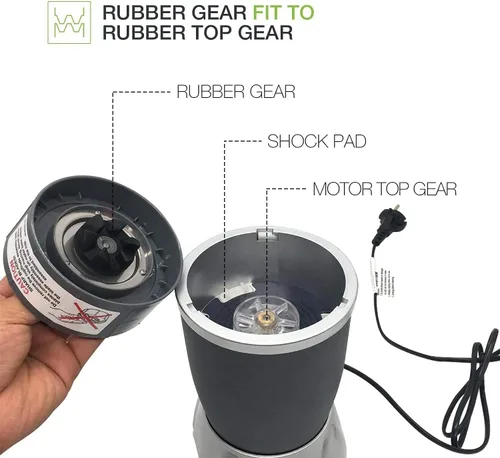 Miniatura 5 de Paquete de 2 piezas de repuesto de cuchillas extractoras 3D-Star para licuadora NutriBullet serie 600W/900W
