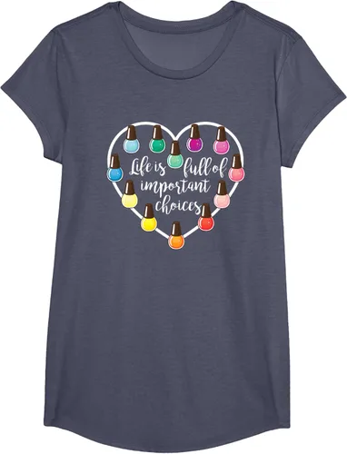 Miniatura 19 de Life Is Full Of Important Choices - Camiseta de regalo para esmalte de uñas