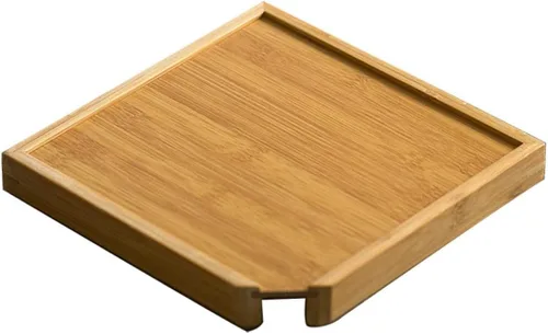 Bandeja de almacenamiento multiusos para tazas de té, bandeja de té vintage para servir té, bandeja de drenaje, decoración del hogar