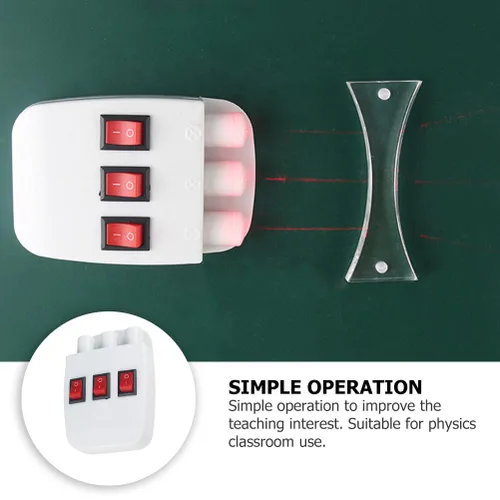 Miniatura 3 de Fuente de luz semiconductora de tres vías para experimento de óptica física de laboratorio, ideal para enseñanza e investigación, ligero y portátil
