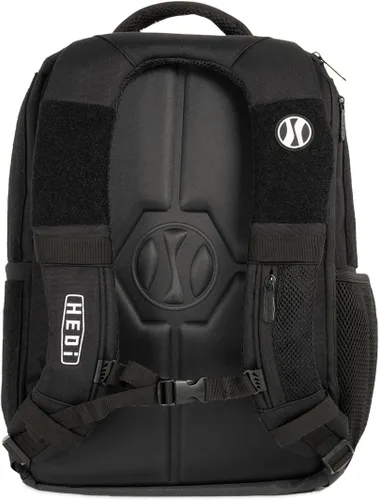 Miniatura 7 de HEDi HEDiGEAR Backpack SUMMIT (Black) – Large 23L Backpack with Hook & Loop Panels for Patches, Durable 1000 D Nylon and Multiple Pocket Storage for