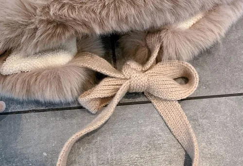Miniatura 15 de Gorro de invierno de piel sintética para mujer, con orejas de gato de zorro, con orejera, pompón, sombrero de trampero de felpa cálida rusa
