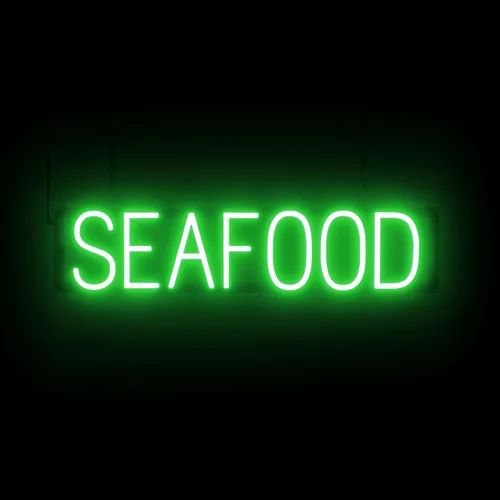 Miniatura 11 de SpellBrite Señal de PHO para restaurantes Señalización LED azul para restaurantes con LED de neón para empresas 13.2 x 6.3 pulgadas