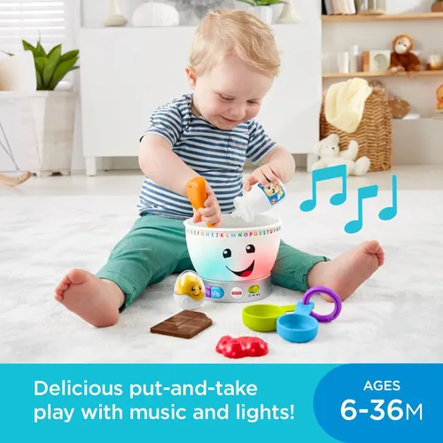 Miniatura 2 de Fisher-Price Laugh & Learn Magic Color - Cuenco para mezclar, jueguete músical para bebé