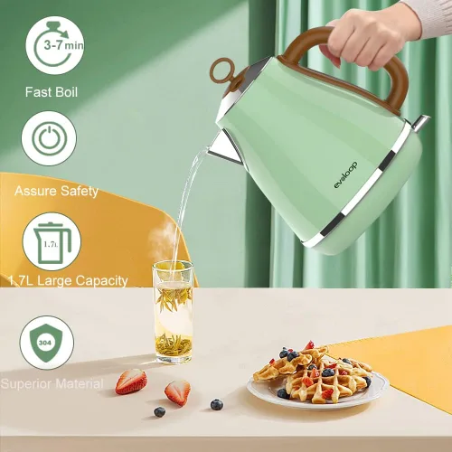 Miniatura 8 de Evoloop Rapid Egg Cooker eléctrico 6 huevos con hervidores eléctricos Evoloop 1.7L