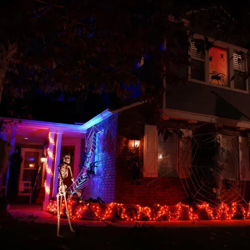 Miniatura 7 de Hompavo - Decoraciones de Navidad,【Actualizado】 Bombillas LED de llama, bombillas con 3 modos de luz parpadeante, bombilla de vela de llama con base
