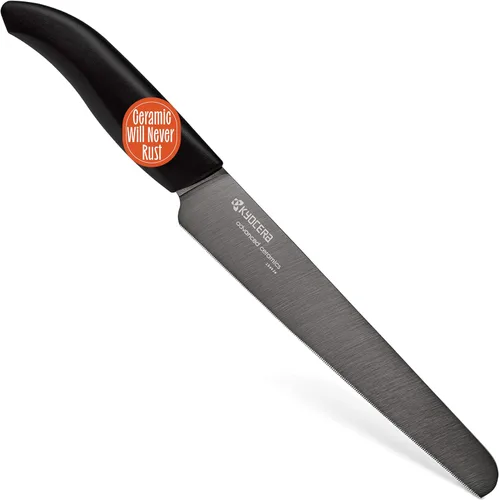 Miniatura 9 de Cuchillo de la serie de cerámica de avanzada de Kyocera, color negro, Negro