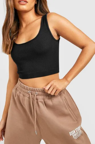 Miniatura 4 de CHYRII Paquete de 3 camisetas de verano para mujer, cuello cuadrado, acanaladas, básicas, sin mangas