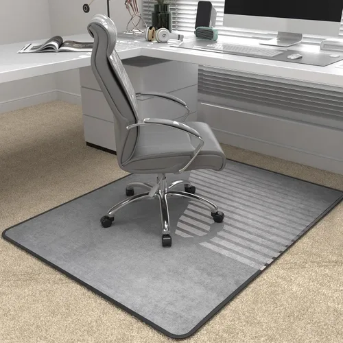 Miniatura 9 de Placoot Tapete para silla de escritorio para suelo de madera dura y azulejos 55"x35" Tapete para silla de oficina para sillas rodantes Grande