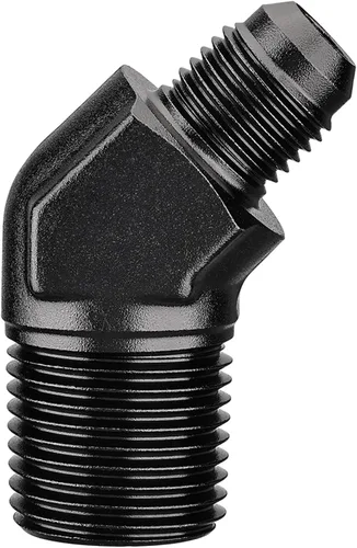 Miniatura 43 de EVIL ENERGY Adaptador de ajuste de 6AN a 3/8" NPT macho de 90 grados, aluminio