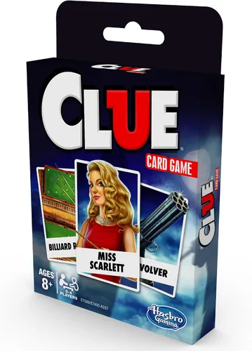 Miniatura 5 de Hasbro Gaming Juego de Cartas Clue, Juego de Estrategia para 3-4 Jugadores, Divertidas Actividades de Verano, Esenciales para Viajes de Vacaciones