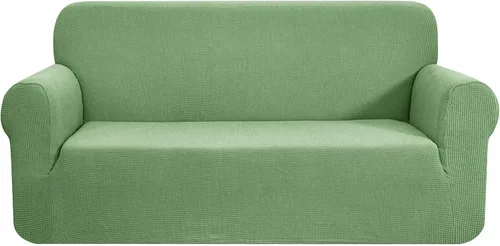 Miniatura 56 de CHUN YI - Funda elástica de 1 pieza para sillón grande, funda protectora suave de Jacquard con elastano, detalle de cuadros y parte inferior