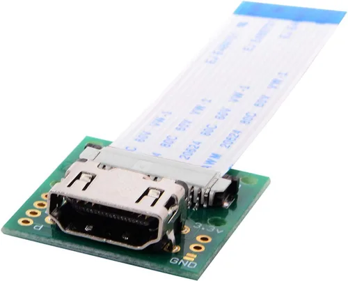 Miniatura 3 de cablecc Módulo de cámara Raspberry PI a HDMI tipo A macho HDTV FPC cable plano 2.0 in apto para PES001