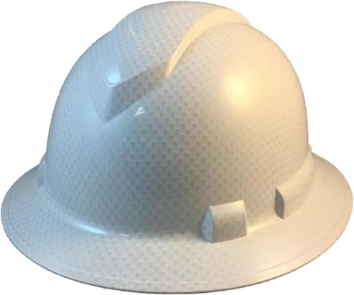 Miniatura 20 de Texas America Safety Company Casco duro RIDGELINE de ala completa con ajuste de perilla de 6 puntos y bolsa Azul ventilado