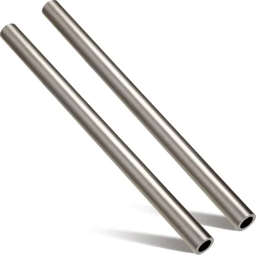 Gisafai 2 piezas de tubo de acero laminado en frío de 3/4'' de diámetro exterior, 0.51'' de diámetro interior, pared de 0.12'', longitud de 12'',