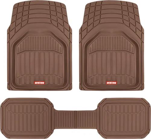 Miniatura 13 de Motor Trend 943-GR FlexTough Defender - Tapetes de piso para coche de próxima generación con contorno profundo y resistentes para coche, SUV, camión