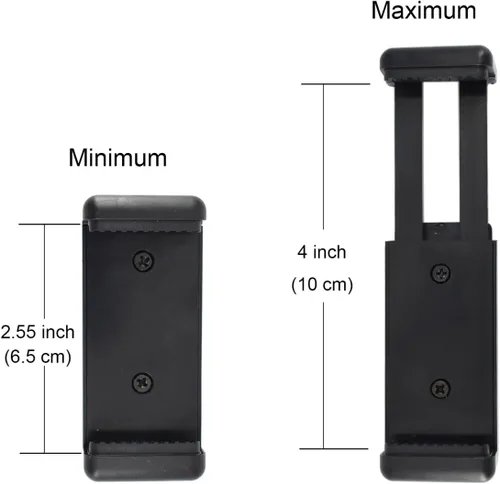 Miniatura 5 de Adaptador universal de montaje en trípode para teléfono celular, cabezal de conector de clip de soporte de teléfono OIMIO utilizado para monopod
