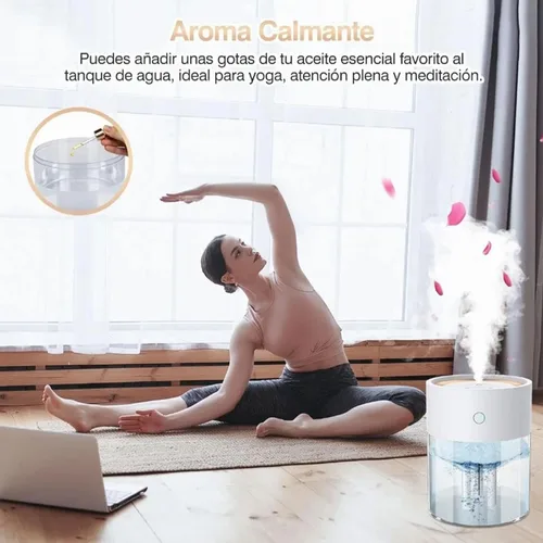 Miniatura 6 de Humidificadores para dormitorio, habitación grande, 2 L, difusor de aceite de llenado superior de niebla fría para guardería y plantas