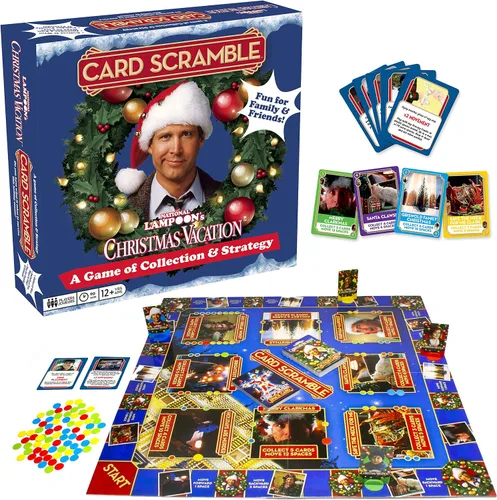 AQUARIUS Juego de mesa de Navidad para vacaciones, divertido juego de fiesta familiar para niños, adolescentes y adultos, regalo entretenido de