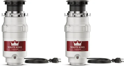 Miniatura 6 de Waste King L-2600TC Activación controlada 1/2 HP Eliminación de basura con rejilla controlada más segura, cable de alimentación incluido