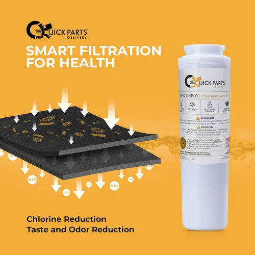 Miniatura 3 de QPD UKF8001 Reemplazo para Whirlpool EDR4RXD1, filtro EveryDrop 4, 4396395, Maytag UKF8001P, UKF8001AXX-750, entrega rápida de piezas, Puriclean II