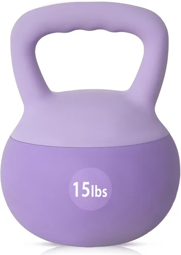 Miniatura 15 de DlandHome Pesas rusas para entrenamiento de fuerza, ideal para entrenamiento de cuerpo completo y entrenamiento de fuerza, mango de fácil agarre