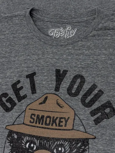 Miniatura 2 de Tee Luv Men's Smokey Bear T-Shirt - Get Your Smokey On Graphic Tee Shirt
