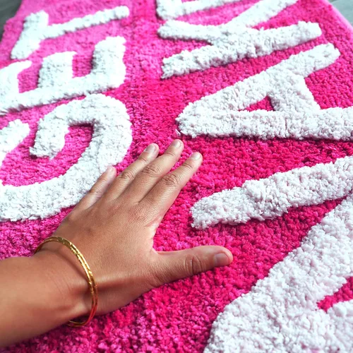 Miniatura 7 de Evovee Alfombra de baño con texto en inglés «Get Nake» de 31.5 x 20 pulgadas, divertida y bonita, alfombra de baño con texto «Get Nake», divertida