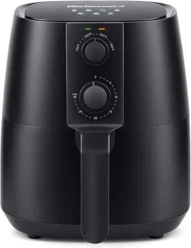 Miniatura 8 de Elite Gourmet EAF2612D Freidora de aire caliente personal de 2.1 cuartos de galón, compacta para ahorrar espacio, programable, cocina saludable sin