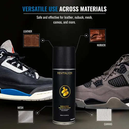 Miniatura 4 de Spray protector de zapatos – Spray protector de gamuza premium, impermeable y protector de manchas para zapatos y tenis, aerosol de tela repelente