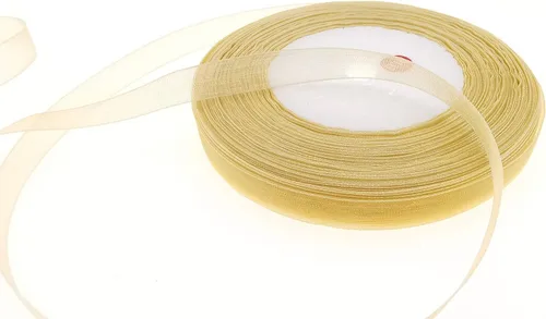 Miniatura 15 de Dxeud Cinta de organza transparente (roja, 1/2" x 50 yardas)