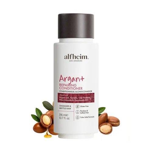 Miniatura 9 de ALFHEIM Coffee+ Acondicionador espesante para cabello fino, fino y débil con cafeína, biotina y aceite de café arábica, fórmula fortalecedora