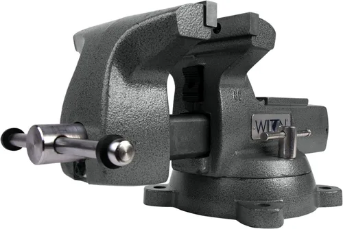 Miniatura 22 de Wilton Mechanics tornillo de banco, ancho de mandíbula de 4 pulgadas, apertura de mandíbula de 4-1/2 pulgadas, garganta de 3-7/16 pulgadas