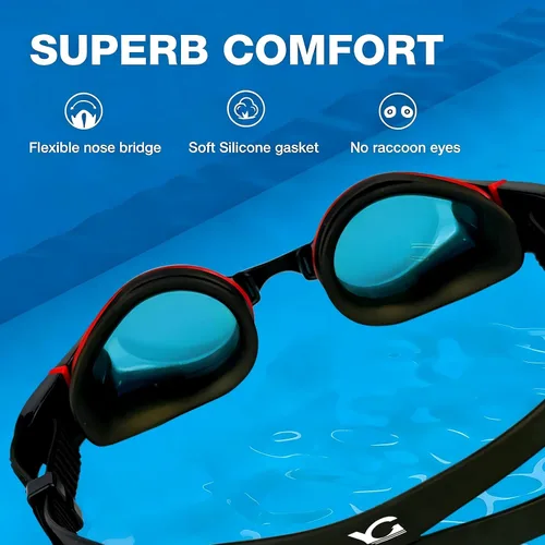 Miniatura 3 de Gafas de natación, gafas de natación, gafas de natación profesionales, antivaho sin fugas, gafas de natación de visión amplia