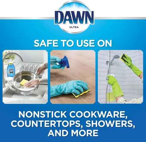 Miniatura 4 de Dawn Esponjas de cocina resistentes, verde/amarillo (paquete de 3)