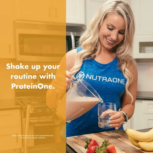 Miniatura 8 de NutraOne ProteinOne Whey Protein Promueve la recuperación y desarrolla músculo con un batido de proteínas en polvo para hombres y mujeres