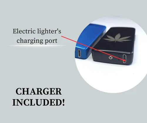 Miniatura 3 de Encendedor eléctrico de doble arco, recargable, USB, resistente al viento, de plasma, sin llama, para hombres (estilo 12 - sol/luna)